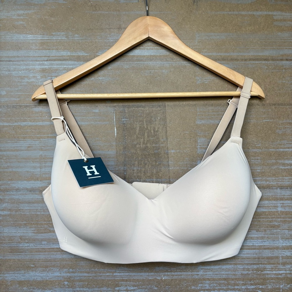 Harper Wilde NWT Base Wirefree T Shirt Bra Nude Size 38DDD